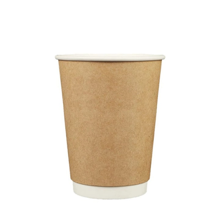 Kubki papierowe dwuściankowe termiczne kraft 450 ml